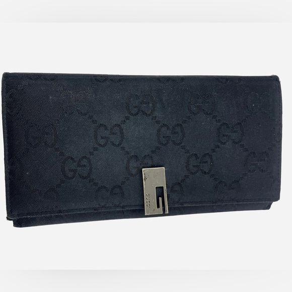 Gucci Authentic Vintage Gucci Monogram Canvas Wallet Pouch Bag - Picture 1 of 16
